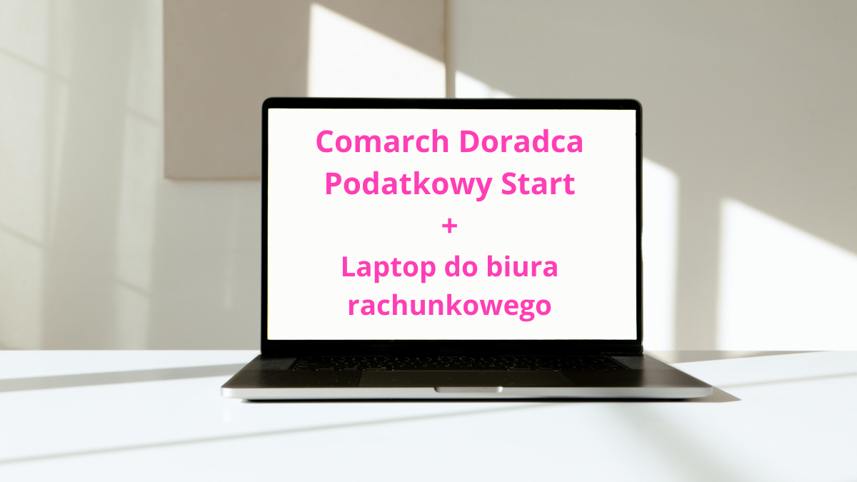 Laptop Lenovo + Comarch Doradca Podatkowy Start
